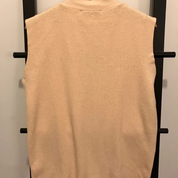 ❤️ Sleeveless fine knit jacket ZARA - Picture 2 of 3